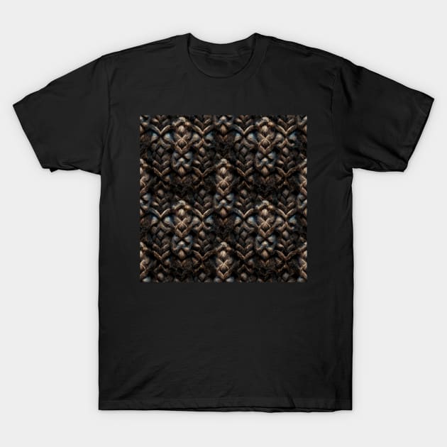 Dark Nordic pattern, model 10 T-Shirt by Endless-Designs